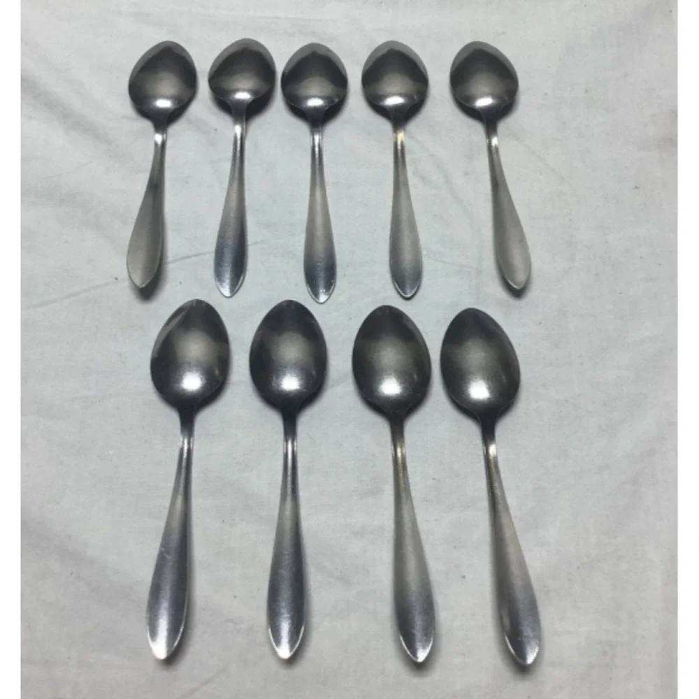 Vintage Wallace Stainless Steel Silverware Set New Day Fork Spoon Knife